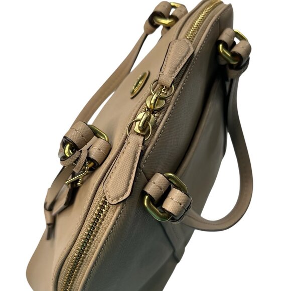 Coach Peyton Cora Dome Top Satchel Bone Sand - Picture 13 of 16